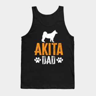 Akita Dad Gift Dog Daddy Akita Father Day Tank Top